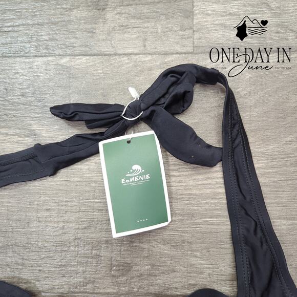 Eomenie Scallop Edge Tummy Control One Piece Swimsuiit Size XL - Picture 4 of 7